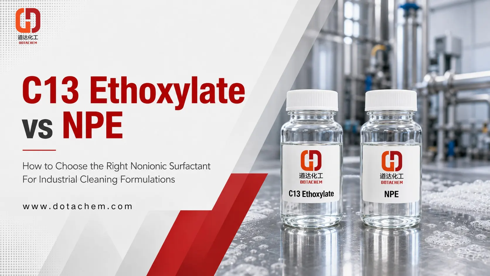 Πώς να επιλέξετε μεταξύ αλκοολών C13 Ethoxylate και NPE σε σκευάσματα βιομηχανικού καθαρισμού
